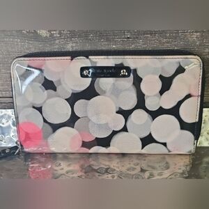 kate spade bubble zip around wallet